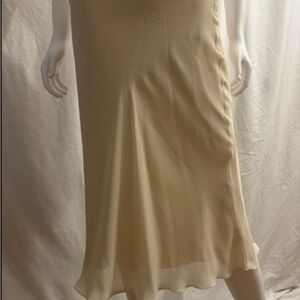 B Darlin Cream Midi Skirt